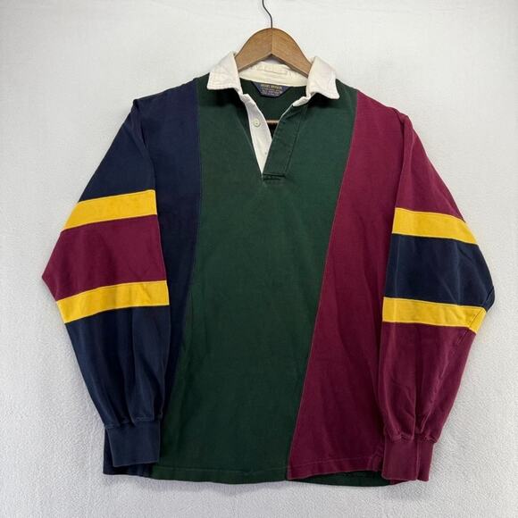 Brooks Brothers Other - Vintage Brooks Brothers Rugby Shirt men's Medium Colorful All Cotton Hong Kong